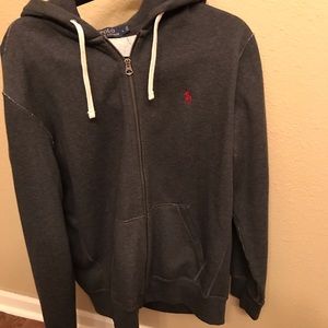 Never worn Men’s Ralph Lauren Polo ZIP up hoodie!!